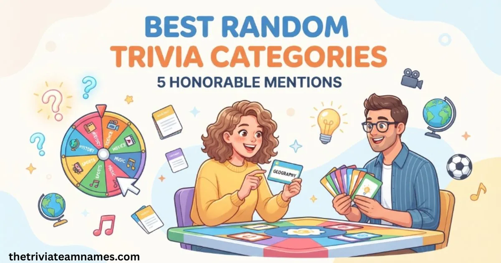 Trivia Category Ideas Best Random