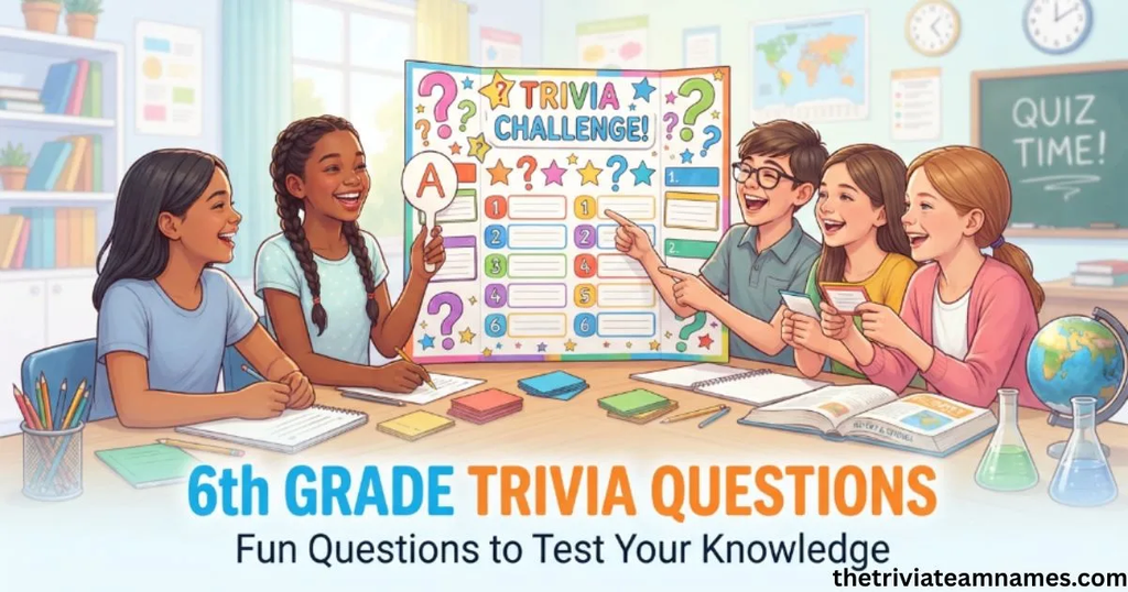 6th Grade Trivia Questions