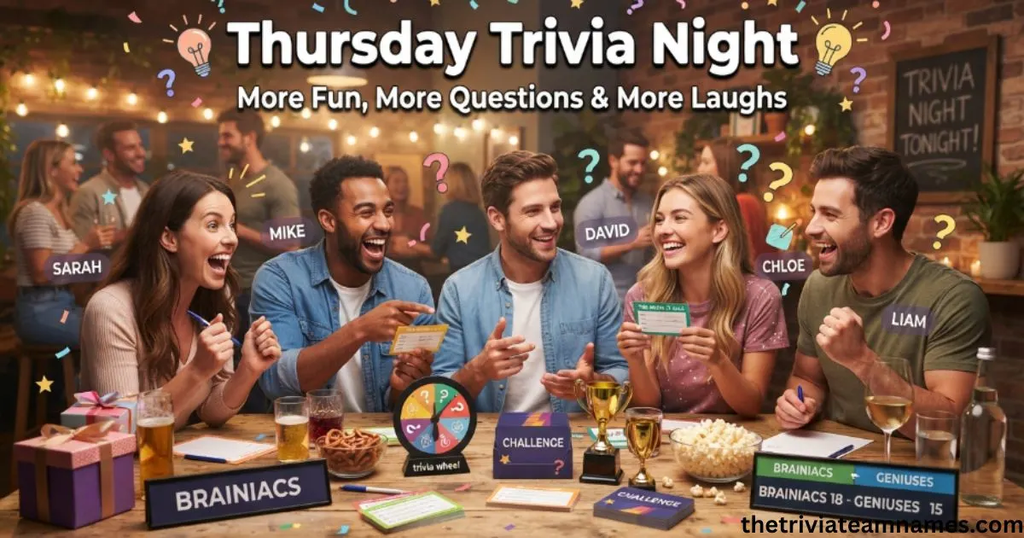Thursday Trivia Night More Fun