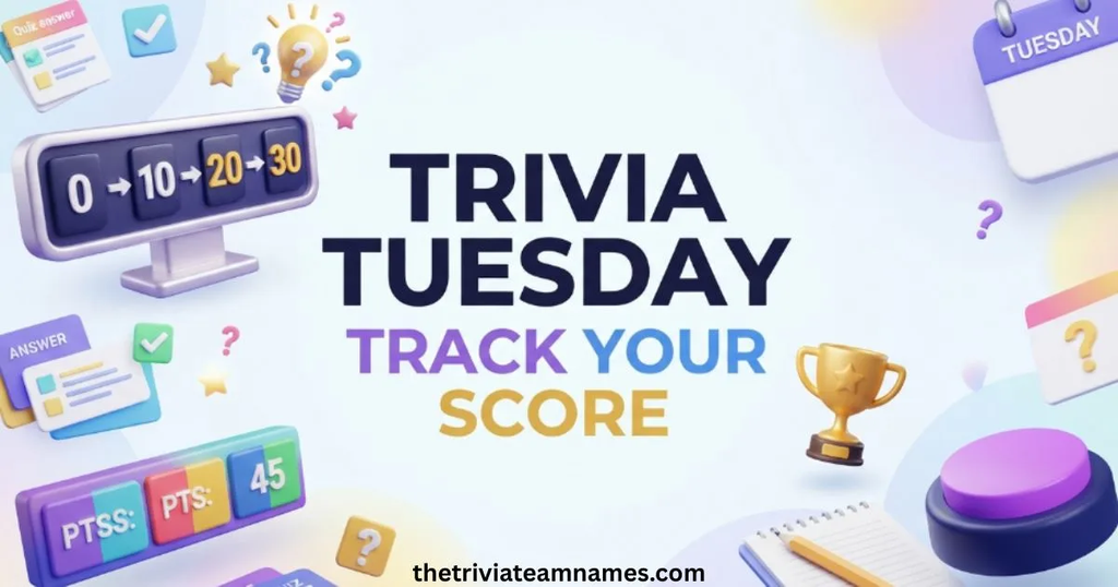 Trivia Tuesday Track Your Score