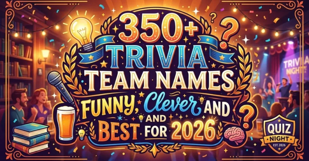 trivia team names