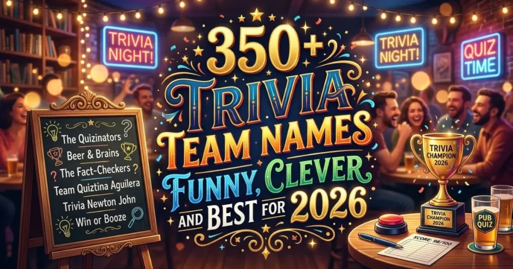 trivia team names