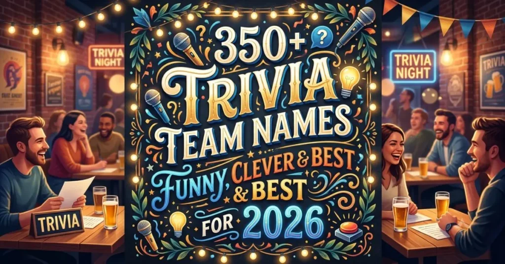 trivia team names 