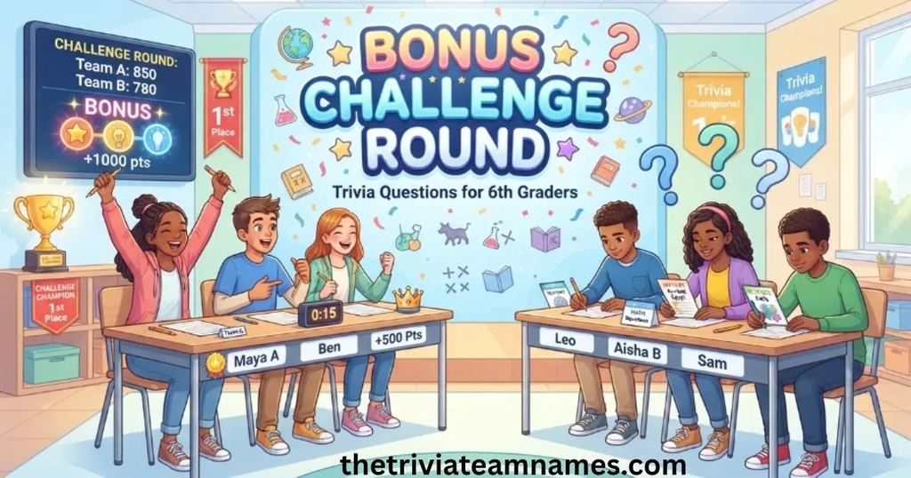 Bonus Challenge Round