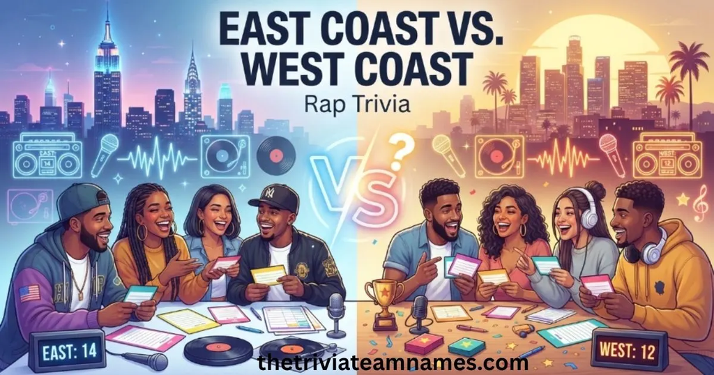East Coast vs. West Coast Rap Trivia