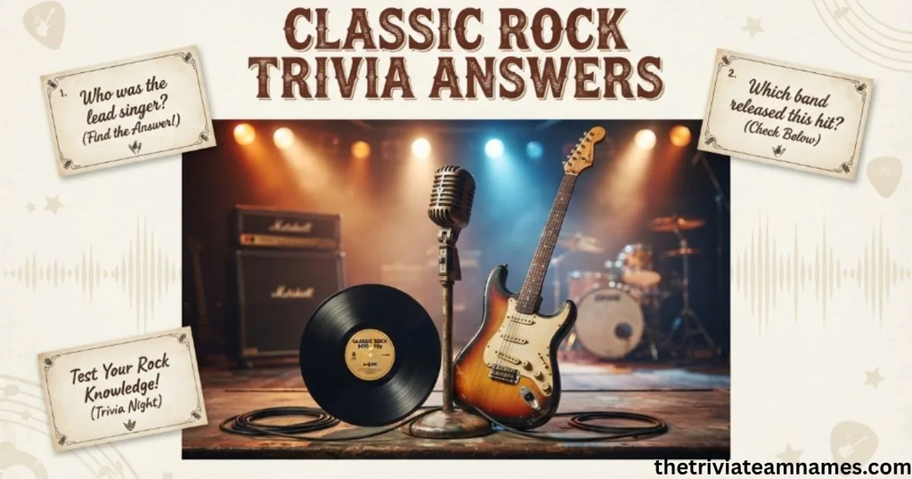 Classic Rock Trivia Answers