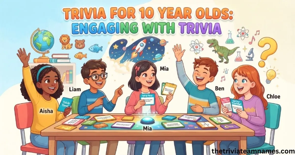 Trivia for 10 Year Olds Engaging with Trivia