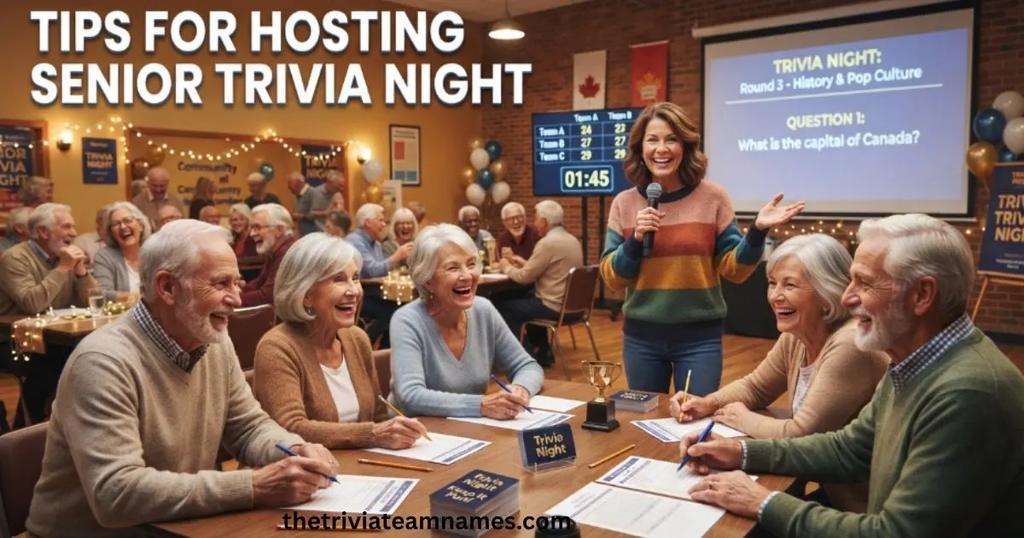 Tips for Hosting Senior Trivia Night