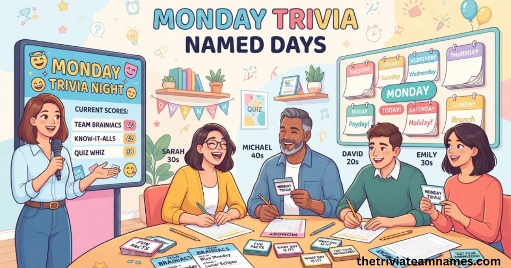 Monday Trivia Named Days