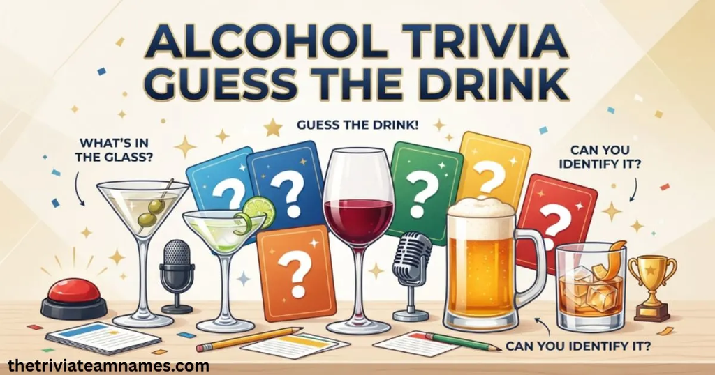 Alcohol Trivia Guess The Drink