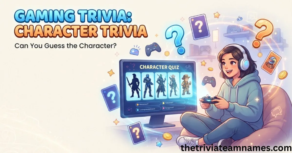 Gaming Trivia Character Trivia