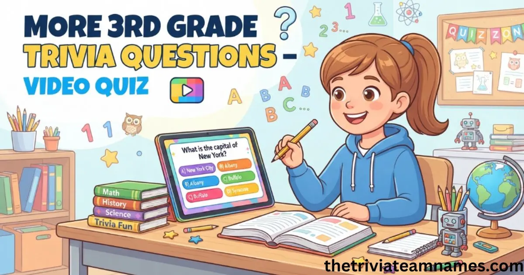 More 3rd Grade Trivia Questions  Video Quiz