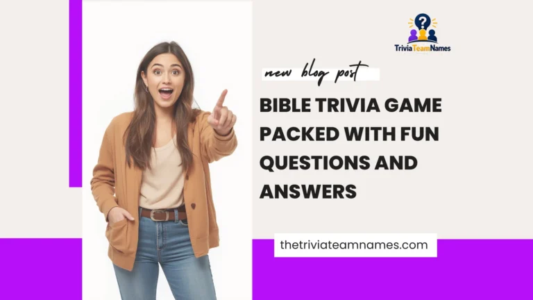bible trivia game
