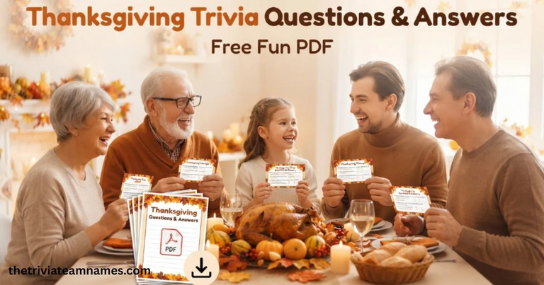 Thanksgiving Trivia Questions and Answers PDF