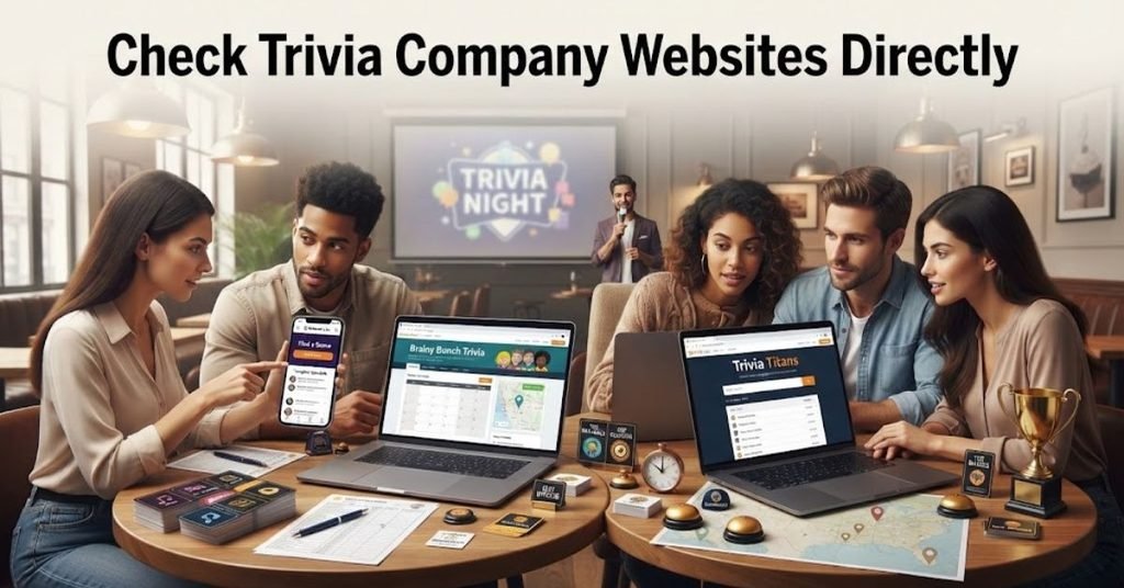 Short & Simple:"A glowing neon trivia sign outside a local pub hosting a quiz night."SEO Descriptive:"An exciting event discovery graphic featuring a neon quiz night sign, drinks, and a helpful guide on how to find the best local trivia nights tonight near you."